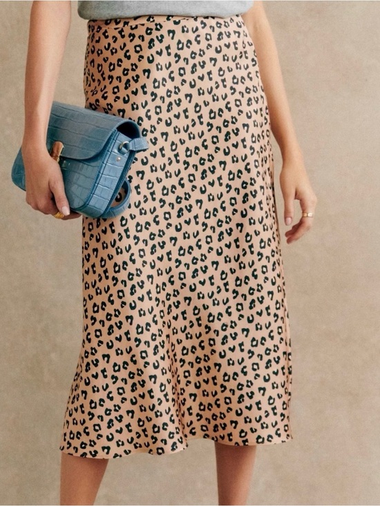 Sezane Dresses & Skirts - Sezane Sandy Skirt Leopard - Size 12